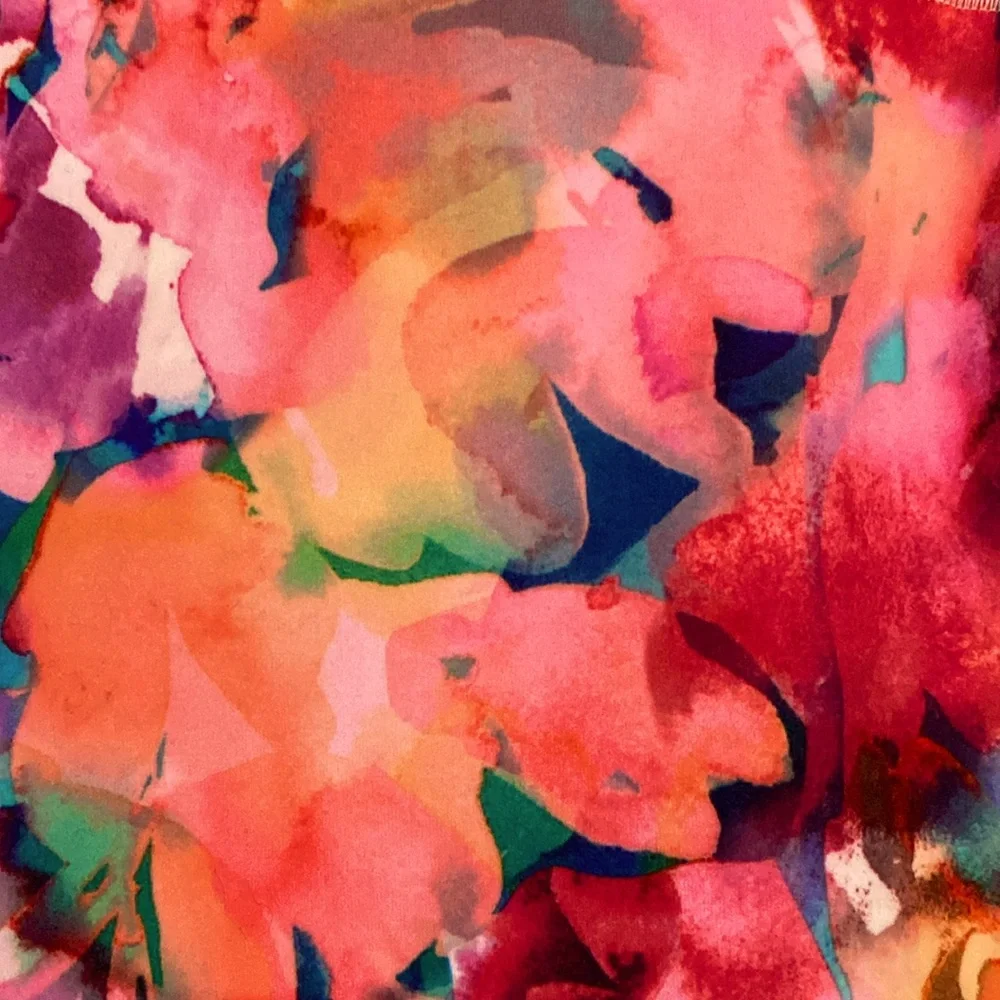 RBX - Watercolor floral print NWOT